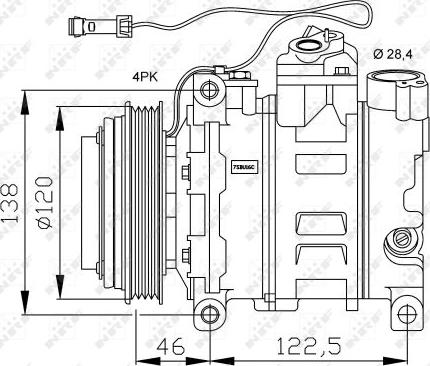 NRF 32167G - Compresseur, climatisation cwaw.fr