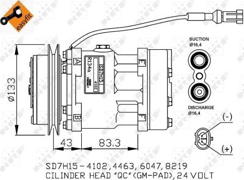 NRF 32808G - Compresseur, climatisation cwaw.fr