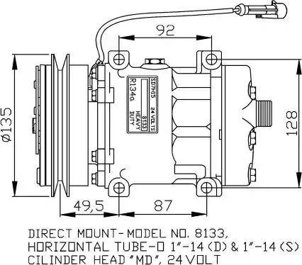 NRF 32876G - Compresseur, climatisation cwaw.fr