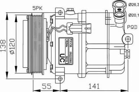 NRF 32313G - Compresseur, climatisation cwaw.fr