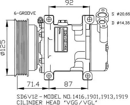 NRF 32259G - Compresseur, climatisation cwaw.fr