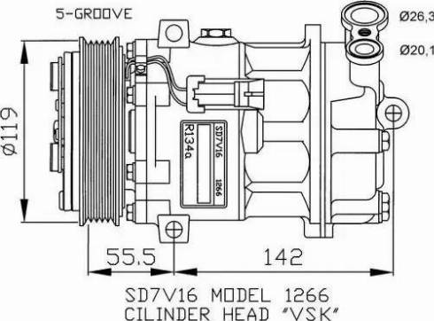 NRF 32269G - Compresseur, climatisation cwaw.fr