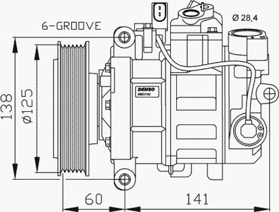 NRF 32264 - Compresseur, climatisation cwaw.fr