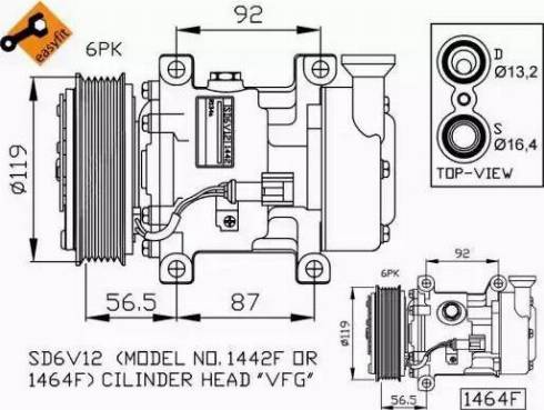 NRF 32260G - Compresseur, climatisation cwaw.fr