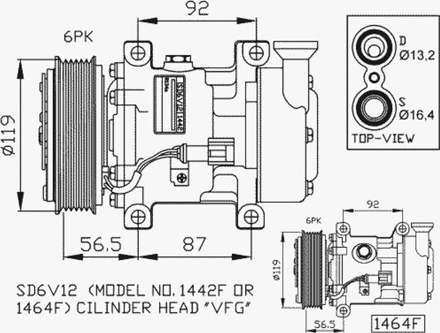 NRF 32260 - Compresseur, climatisation cwaw.fr