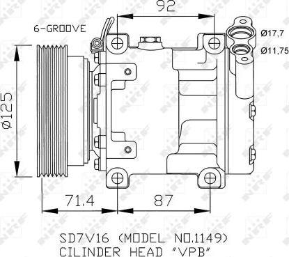 NRF 32267 - Compresseur, climatisation cwaw.fr