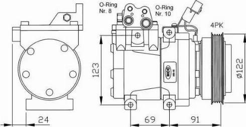 NRF 32205G - Compresseur, climatisation cwaw.fr