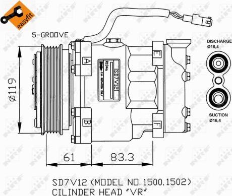 NRF 32219G - Compresseur, climatisation cwaw.fr