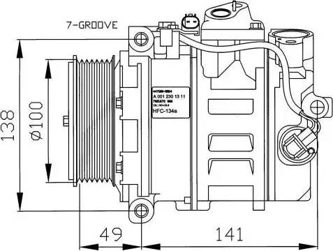 NRF 32216G - Compresseur, climatisation cwaw.fr