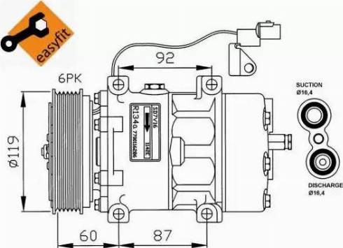 NRF 32210G - Compresseur, climatisation cwaw.fr