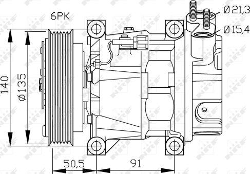 NRF 32289G - Compresseur, climatisation cwaw.fr