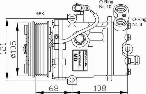 NRF 32232G - Compresseur, climatisation cwaw.fr