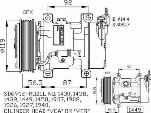 NRF 32227G - Compresseur, climatisation cwaw.fr