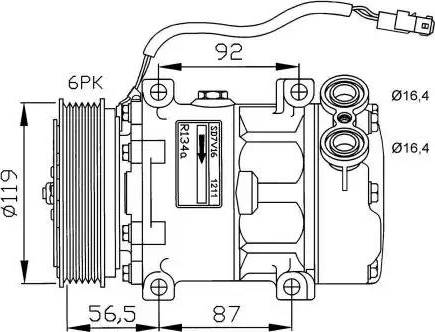 NRF 32278G - Compresseur, climatisation cwaw.fr