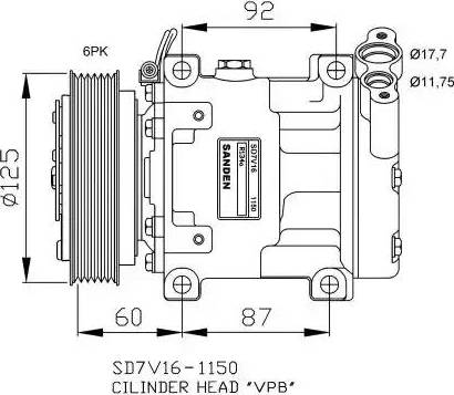 NRF 32747G - Compresseur, climatisation cwaw.fr