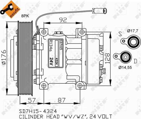 NRF 32700G - Compresseur, climatisation cwaw.fr