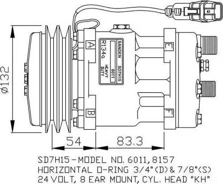 NRF 32708G - Compresseur, climatisation cwaw.fr