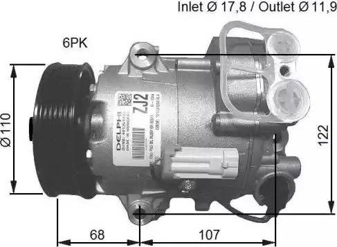 NRF 32781G - Compresseur, climatisation cwaw.fr