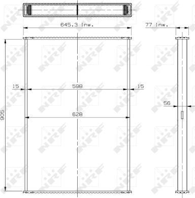 NRF 29586 - Faisceau de radiateur, refroidissement du moteur cwaw.fr