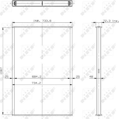 NRF 29885 - Faisceau de radiateur, refroidissement du moteur cwaw.fr