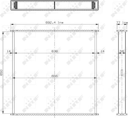 NRF 29710 - Faisceau de radiateur, refroidissement du moteur cwaw.fr