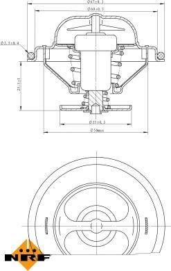 NRF 725086 - Thermostat d'eau cwaw.fr