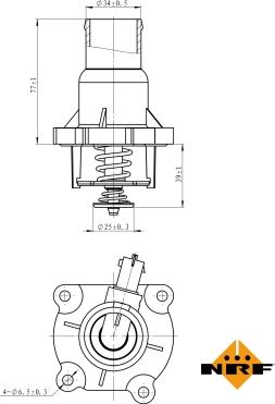 NRF 725033 - Thermostat d'eau cwaw.fr