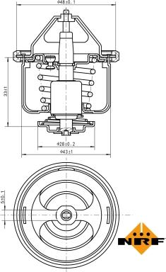 NRF 725026 - Thermostat d'eau cwaw.fr