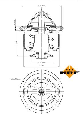 NRF 725190 - Thermostat d'eau cwaw.fr