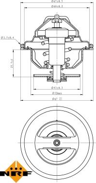 NRF 725192 - Thermostat d'eau cwaw.fr