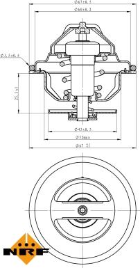 NRF 725106 - Thermostat d'eau cwaw.fr