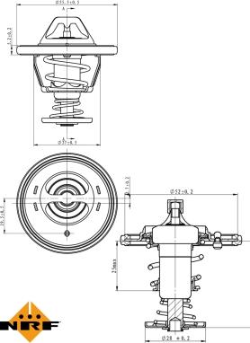 NRF 725118 - Thermostat d'eau cwaw.fr