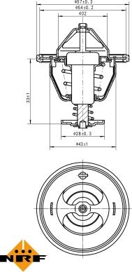 NRF 725131 - Thermostat d'eau cwaw.fr