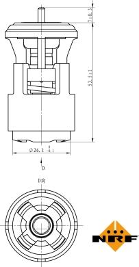 NRF 725133 - Thermostat d'eau cwaw.fr