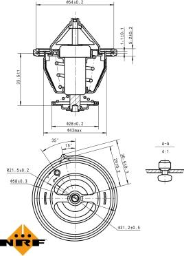 NRF 725132 - Thermostat d'eau cwaw.fr