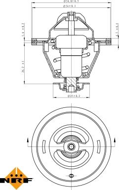 NRF 725124 - Thermostat d'eau cwaw.fr