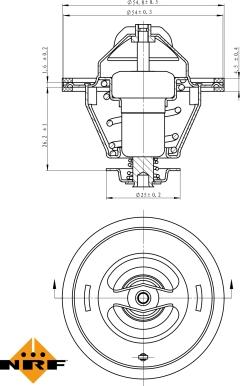 NRF 725125 - Thermostat d'eau cwaw.fr