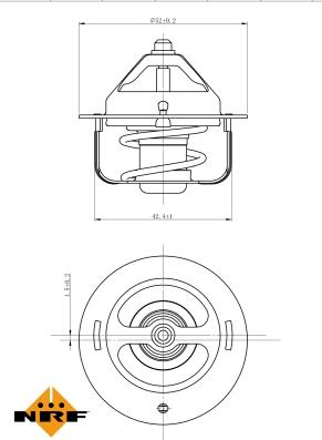 NRF 725120 - Thermostat d'eau cwaw.fr