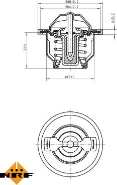 NRF 725205 - Thermostat d'eau cwaw.fr