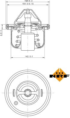 NRF 725208 - Thermostat d'eau cwaw.fr