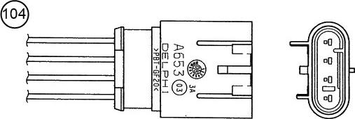 NTK 95607 - Sonde lambda cwaw.fr