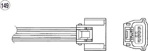 NTK 90848 - Sonde lambda cwaw.fr