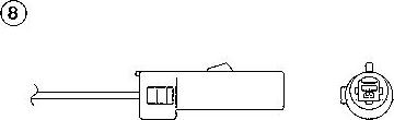 NTK 0207 - Sonde lambda cwaw.fr