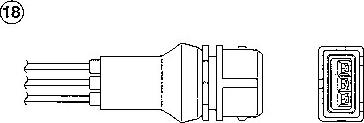 NTK 1848 - Sonde lambda cwaw.fr