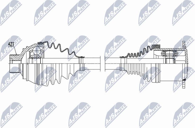 NTY NPW-AU-011 - Arbre de transmission cwaw.fr