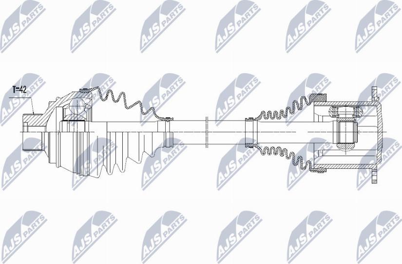 NTY NPW-AU-013 - Arbre de transmission cwaw.fr