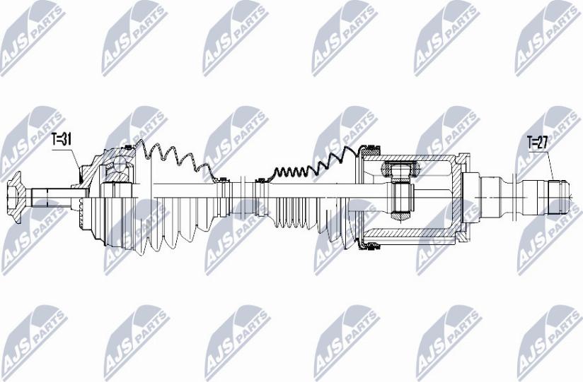 NTY NPW-BM-050 - Arbre de transmission cwaw.fr