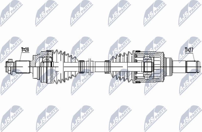 NTY NPW-BM-053 - Arbre de transmission cwaw.fr