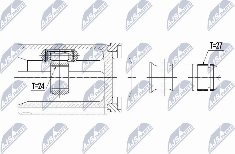 NTY NPW-BM-064 - Jeu de joints, arbre de transmission cwaw.fr