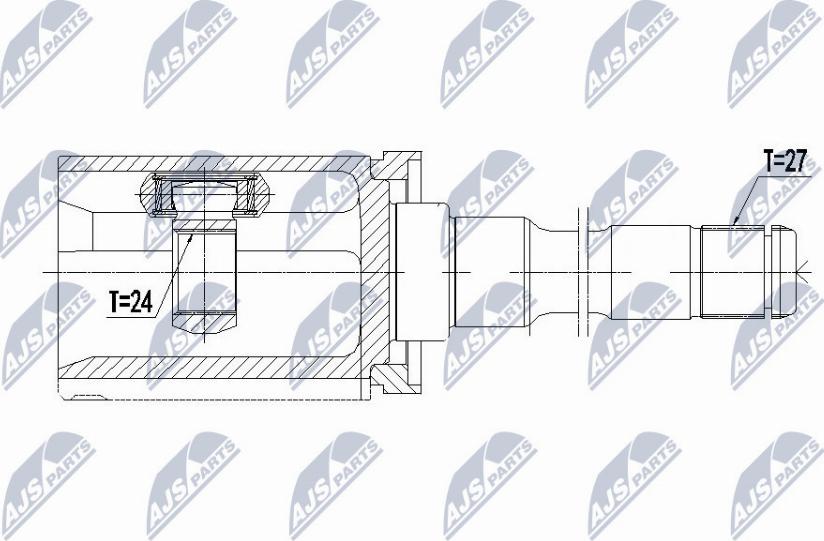 NTY NPW-BM-065 - Jeu de joints, arbre de transmission cwaw.fr